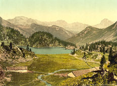 Grisons. Cavloccio Lake, circa 1890
