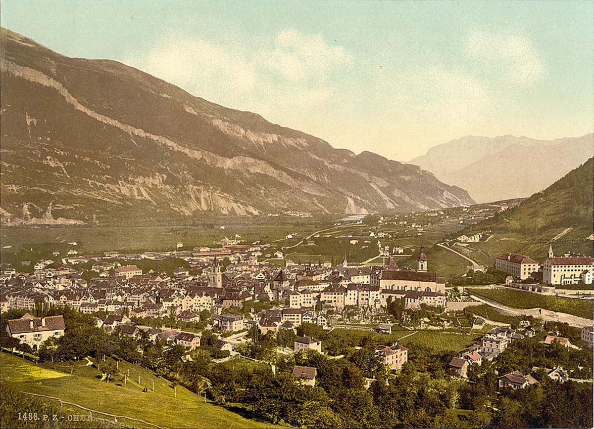 Grisons (Graubünden). Chur, circa 1890
