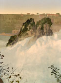 Schaffhausen. The Falls of the Rhine, from the Kanzeli, circa 1890
