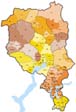 Map Canton Tessin (Ticino)