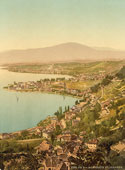Vaud. Montreux and Clarens, Geneva Lake, circa 1890