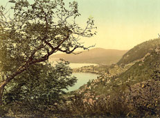 Vaud. Montreux, general view, Geneva Lake, circa 1890
