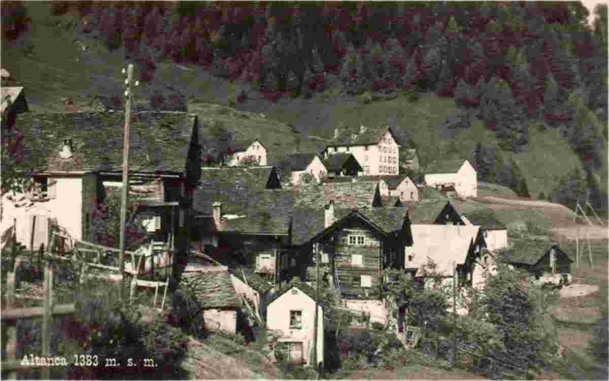 Quinto. Altanca - Panorama du Village, 1927