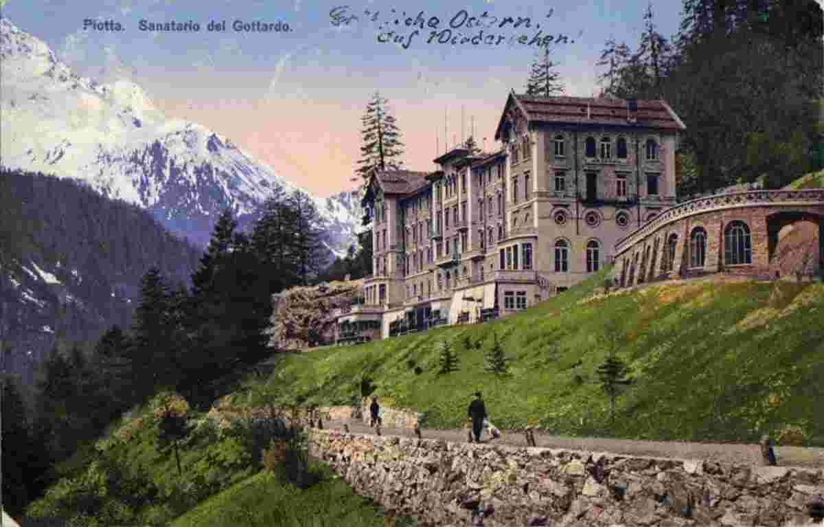 Quinto. Piotta - Sanatorio del Gottardo, 1916