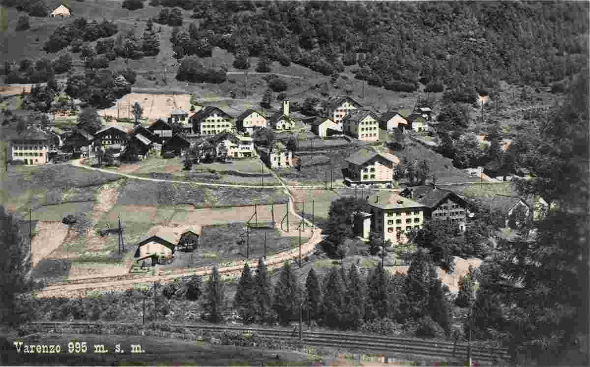 Quinto. Varenzo - Panorama du Village, 1929
