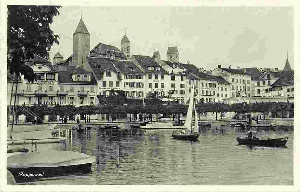 Rapperswil-Jona. Panorama der Stadt