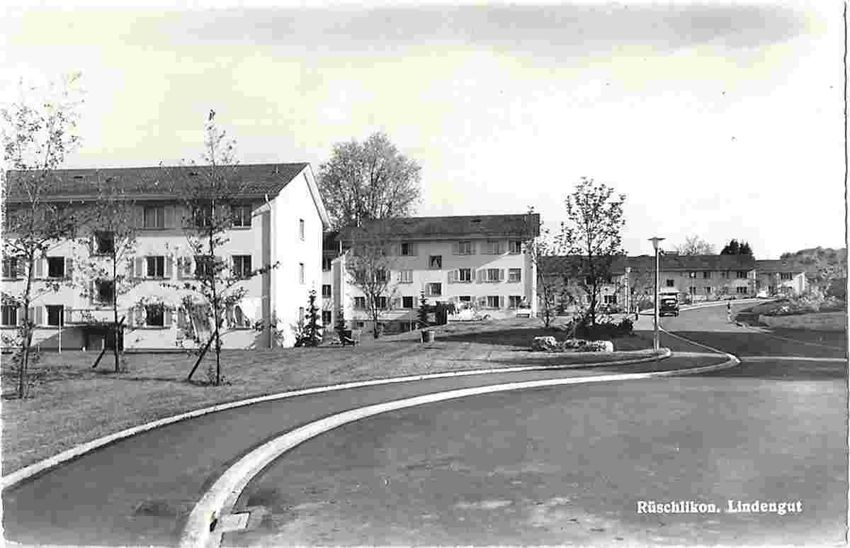 Rüschlikon. Neues Quartier Lindengut, 1961