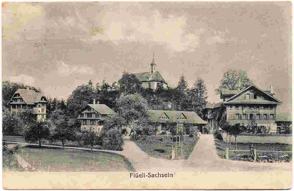 Sachseln. Gasthaus Flüeli, 1918