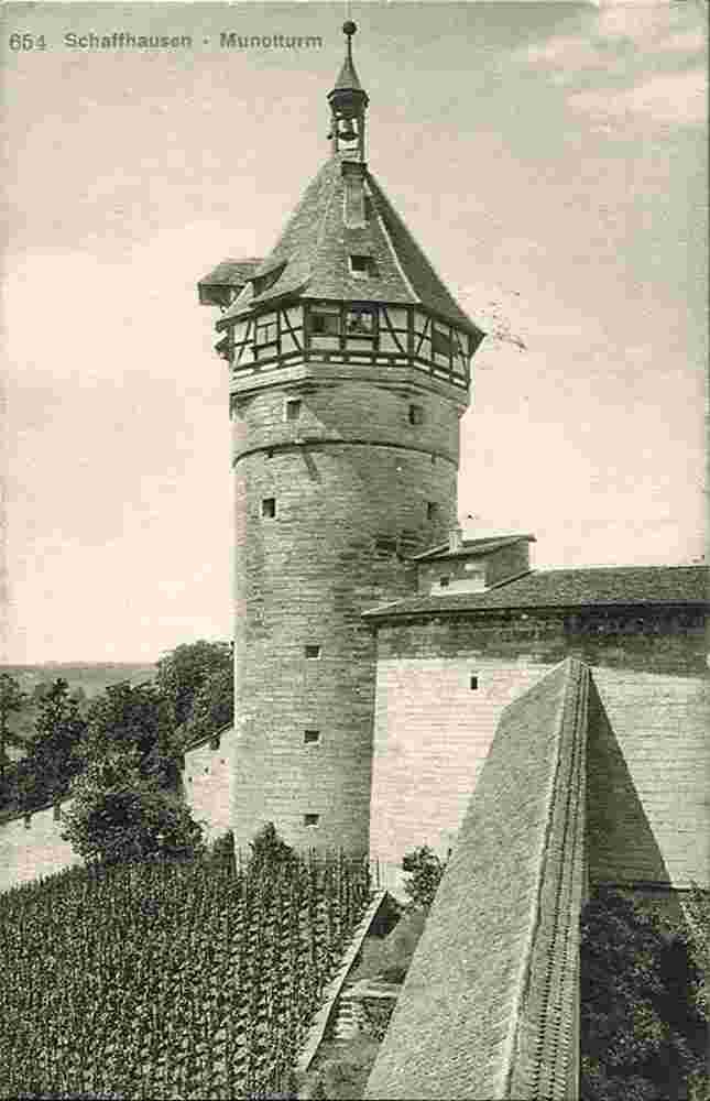 Schaffhausen. Munot, Turm, 1909