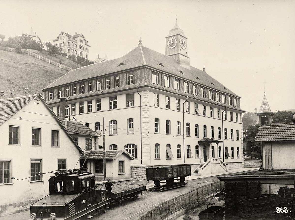 Schaffhausen. Verwaltungsgebäude von Georg Fischer