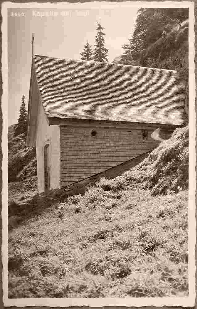 Schlatt-Haslen. Kapelle am Saul, 1920
