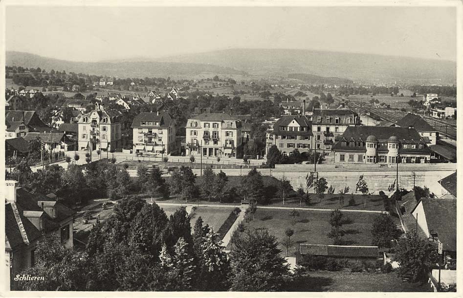 Schlieren. Panorama der Stadt, 1935