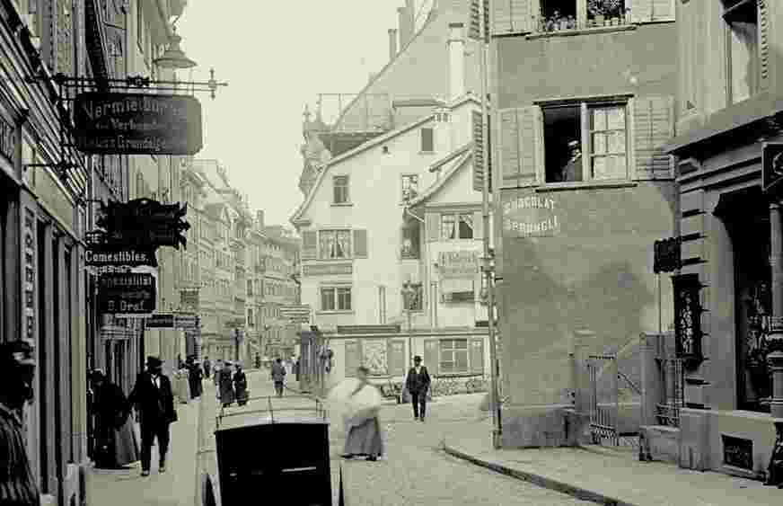 St. Gallen. Neugasse, 1920