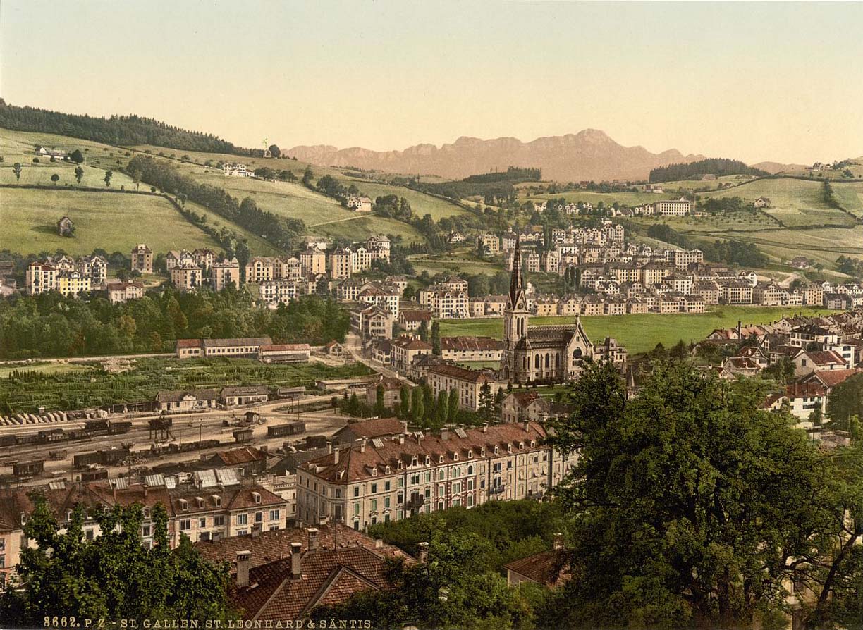 Spreitenbach. St. Leonard and the Santes, um 1900