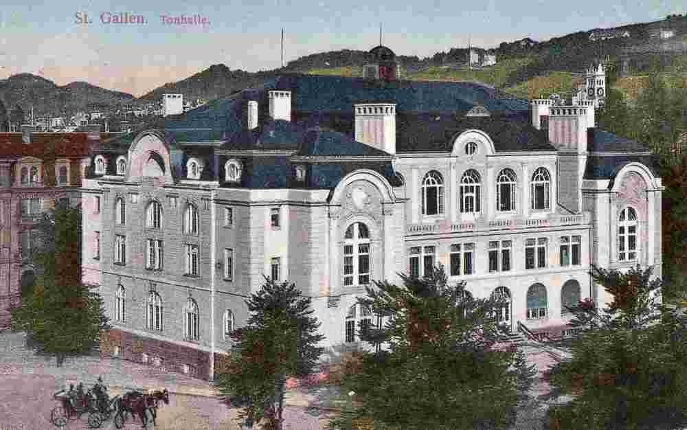 St. Gallen. Tonhalle, 1915