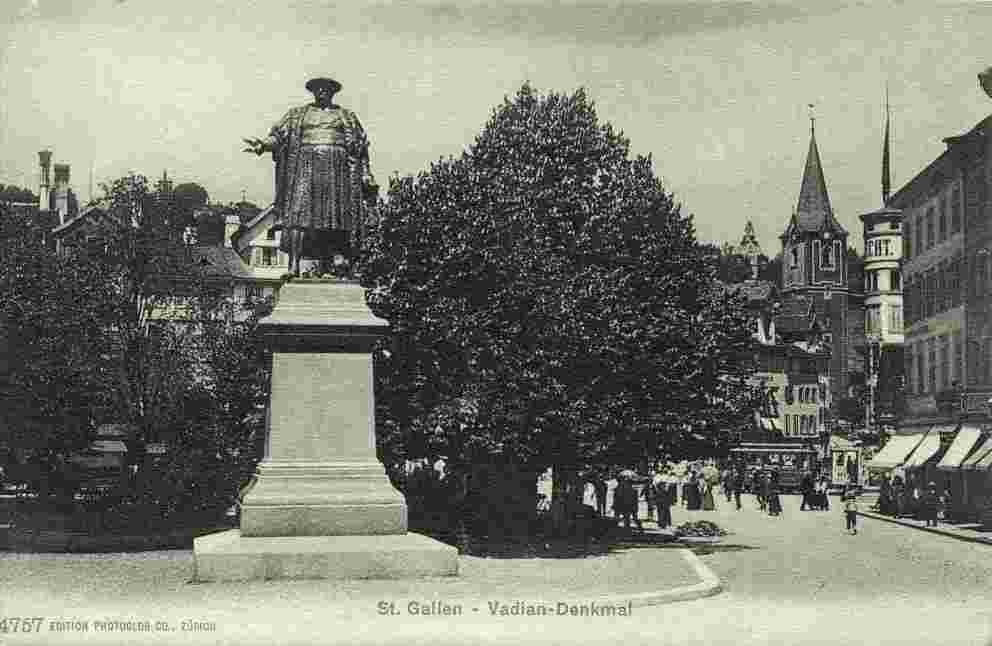 St. Gallen. Vadian-Denkmal