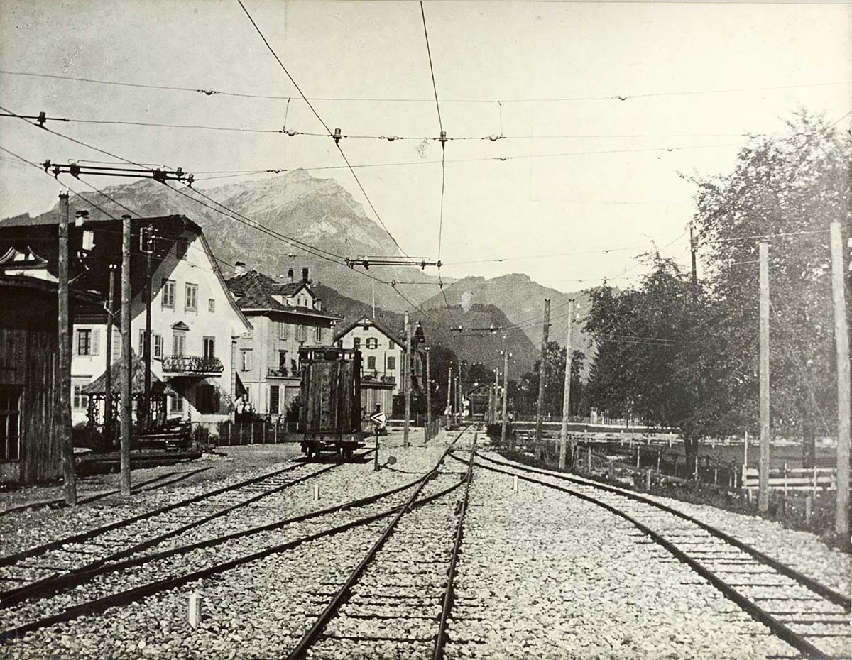 Stans. Bahnhof, 1899