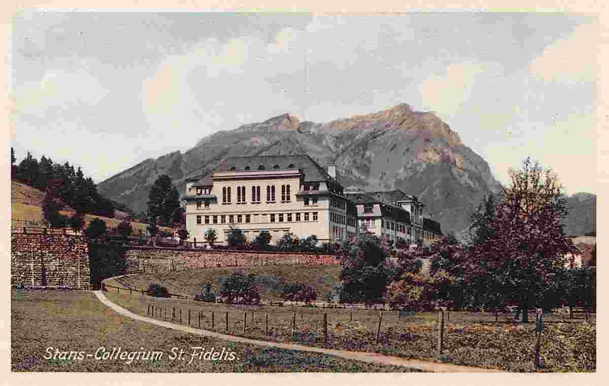 Stans. Kollegium St Fidelis, 1933