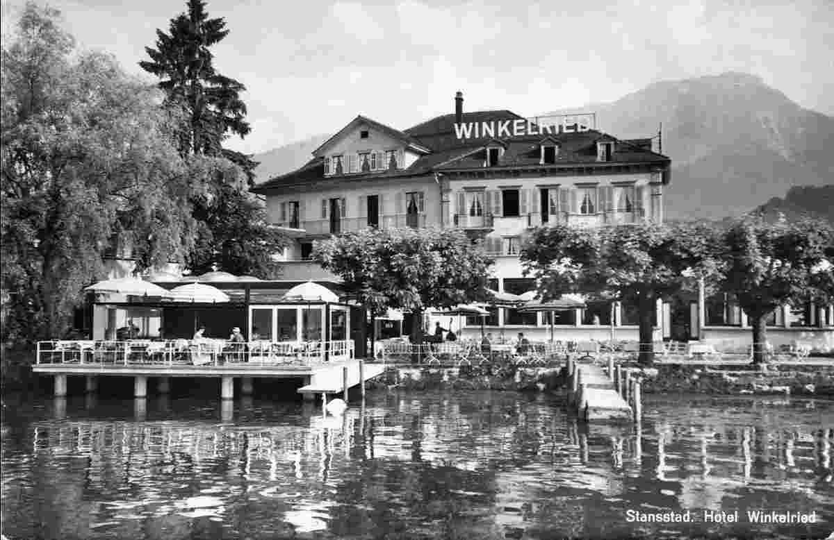 Stansstad. Hotel Winkelried, um 1950