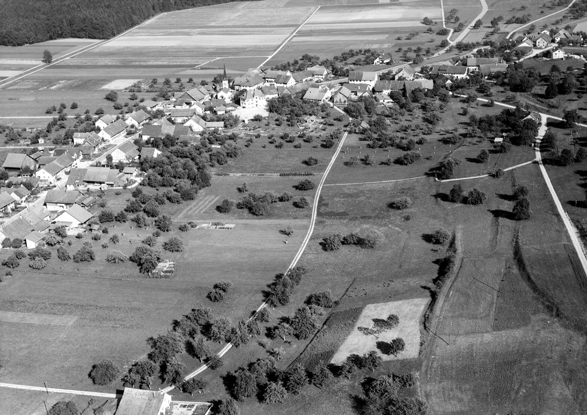 Blick auf Thalheim an der Thur, 1964