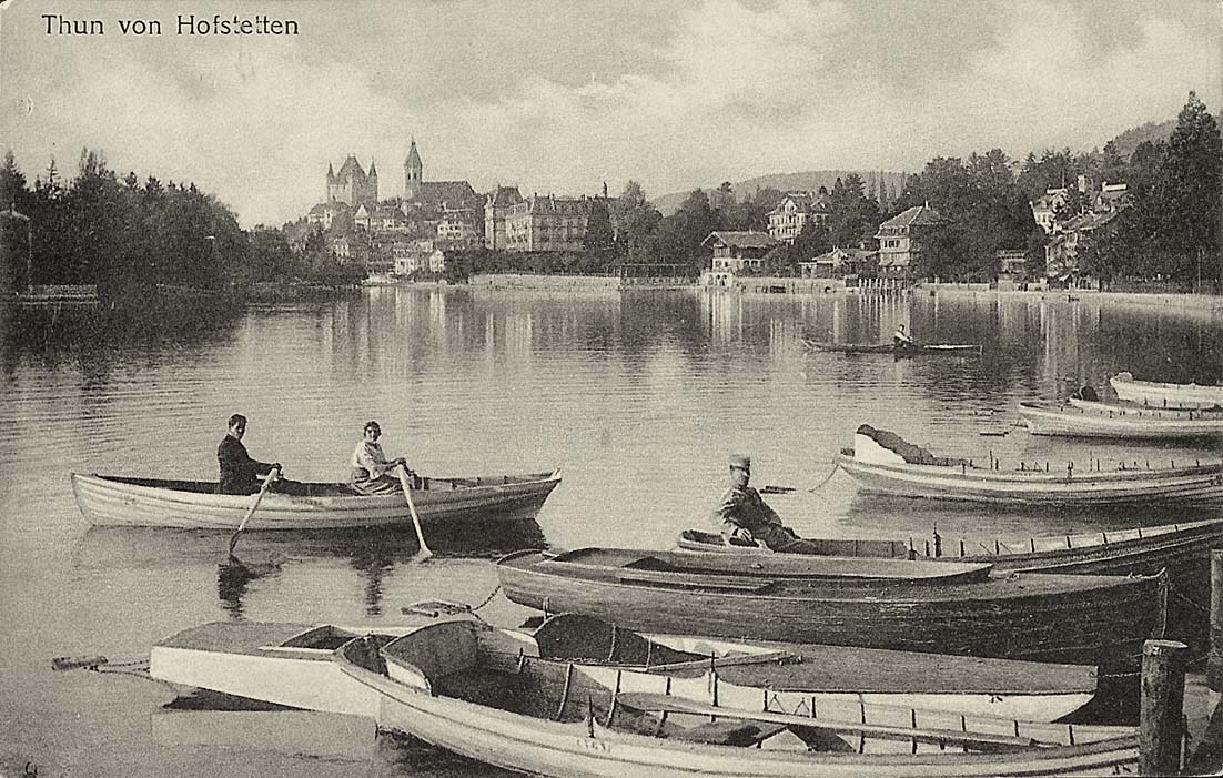 Thun (Thoune) von Hofstetten, rowing boat