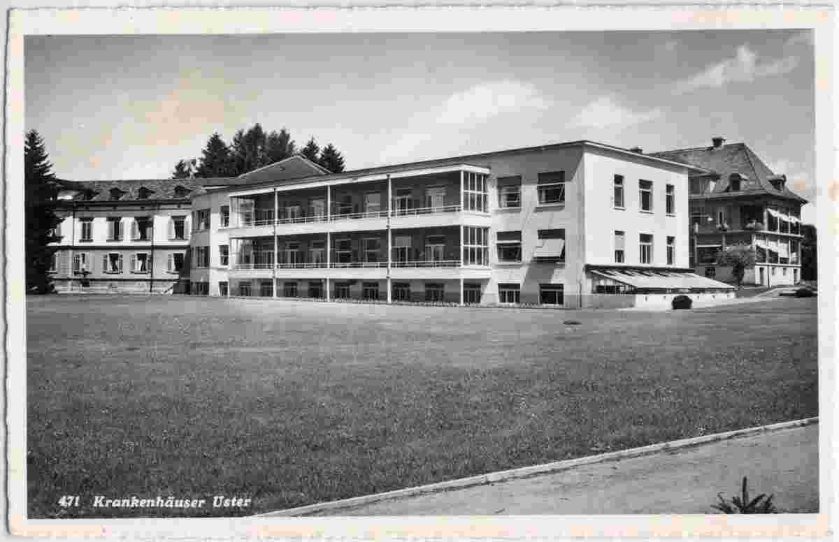 Uster. Krankenhäuser, 1954