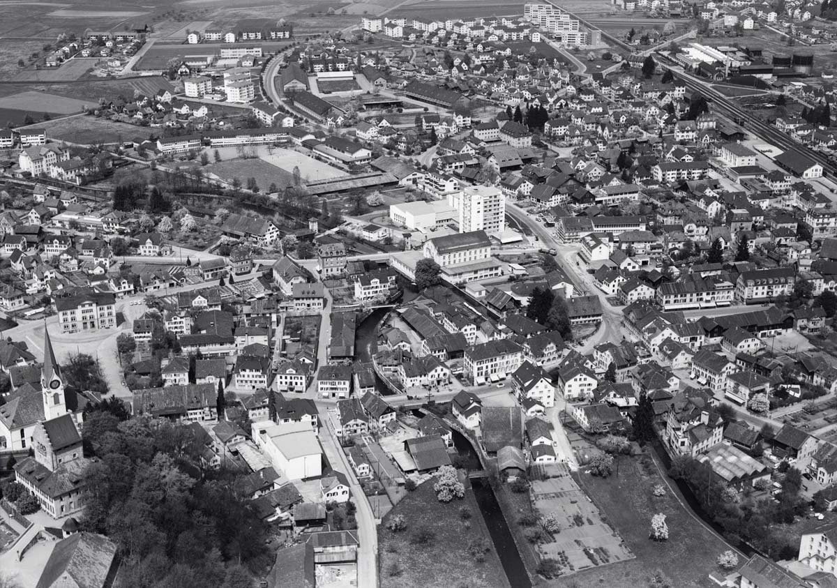Panorama von Uster, 1958