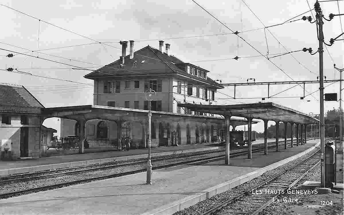 Val-de-Ruz. Les Hauts-Geneveys - La Gare, 1958