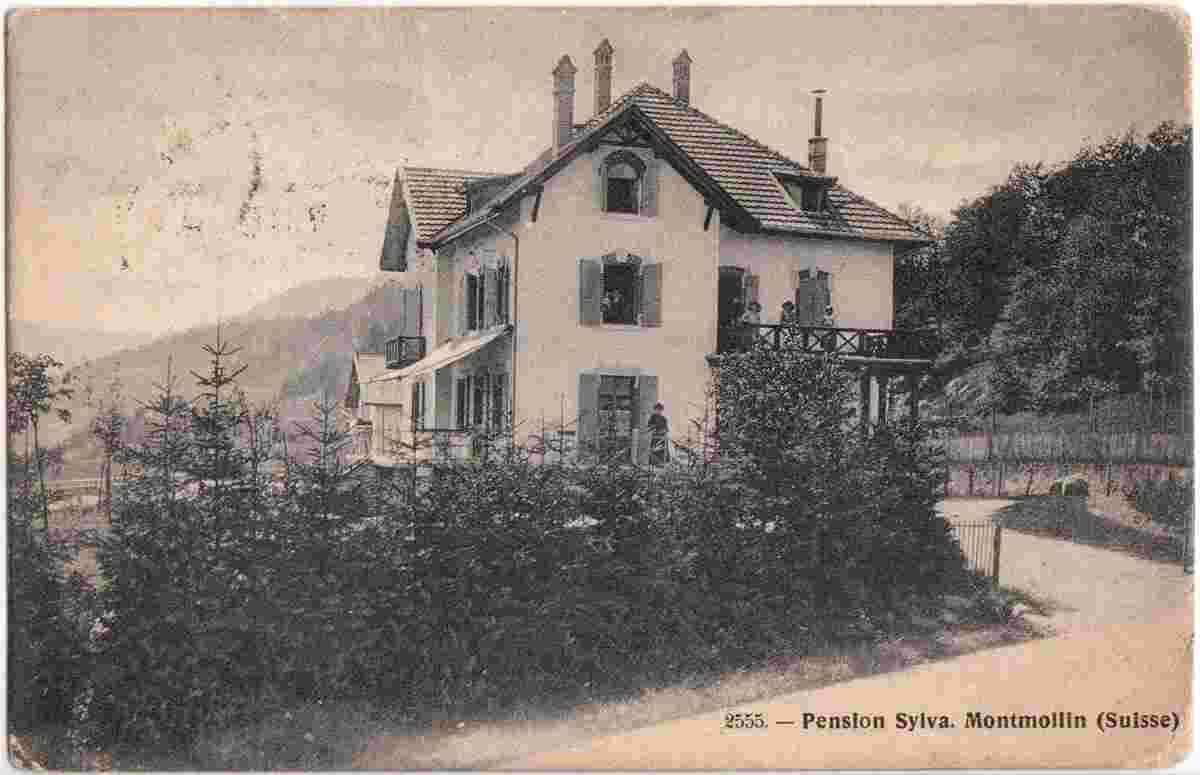 Val-de-Ruz. Montmollin - Pension Sylva, 1911
