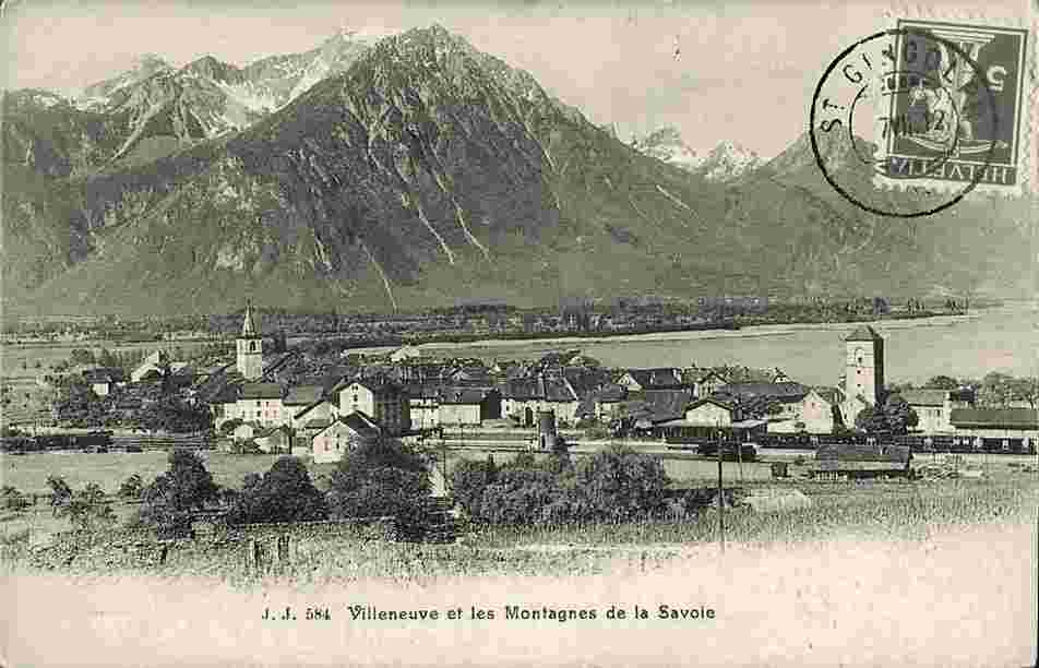 Villeneuve. Villeneuve et Montagnes de Savoie, 1912