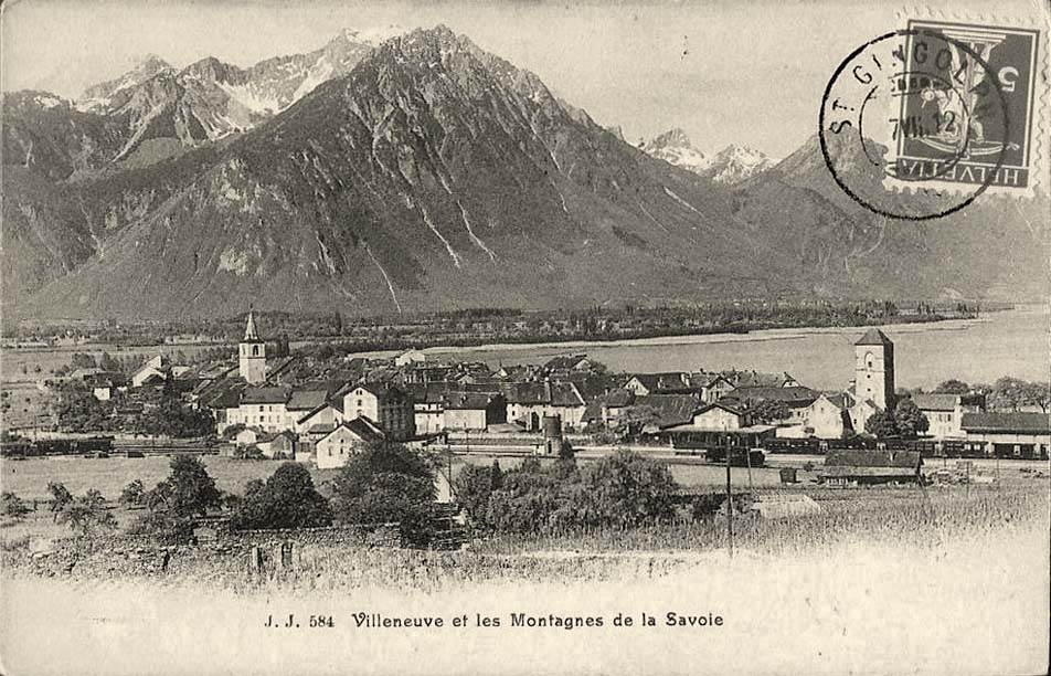 Villeneuve et Montagnes de Savoie, 1912