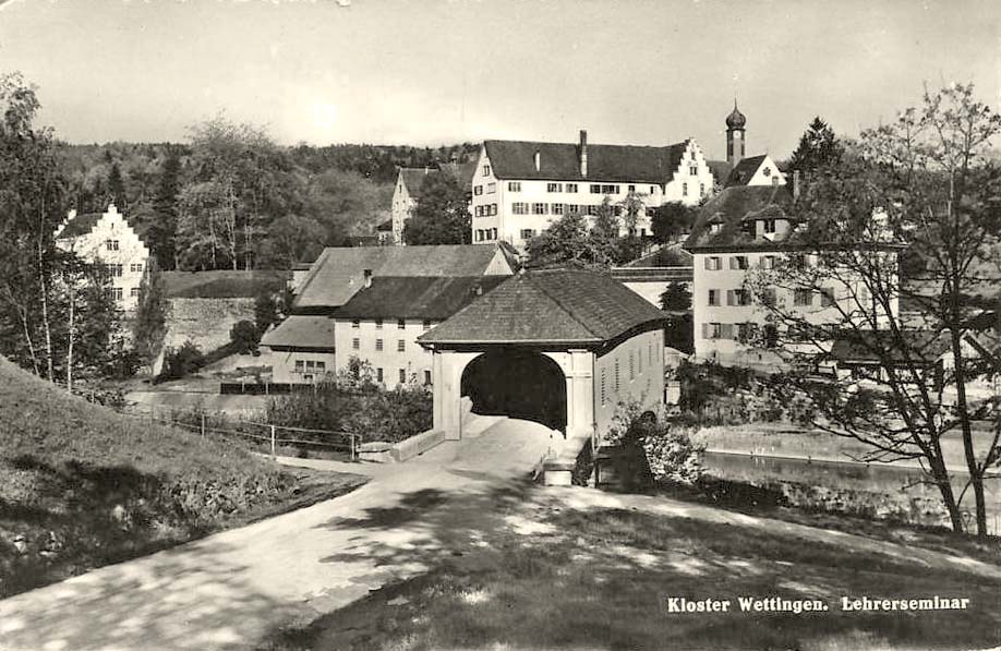 Kloster Wettingen, Lehrerseminar, Gedeckte Brücke, 1958