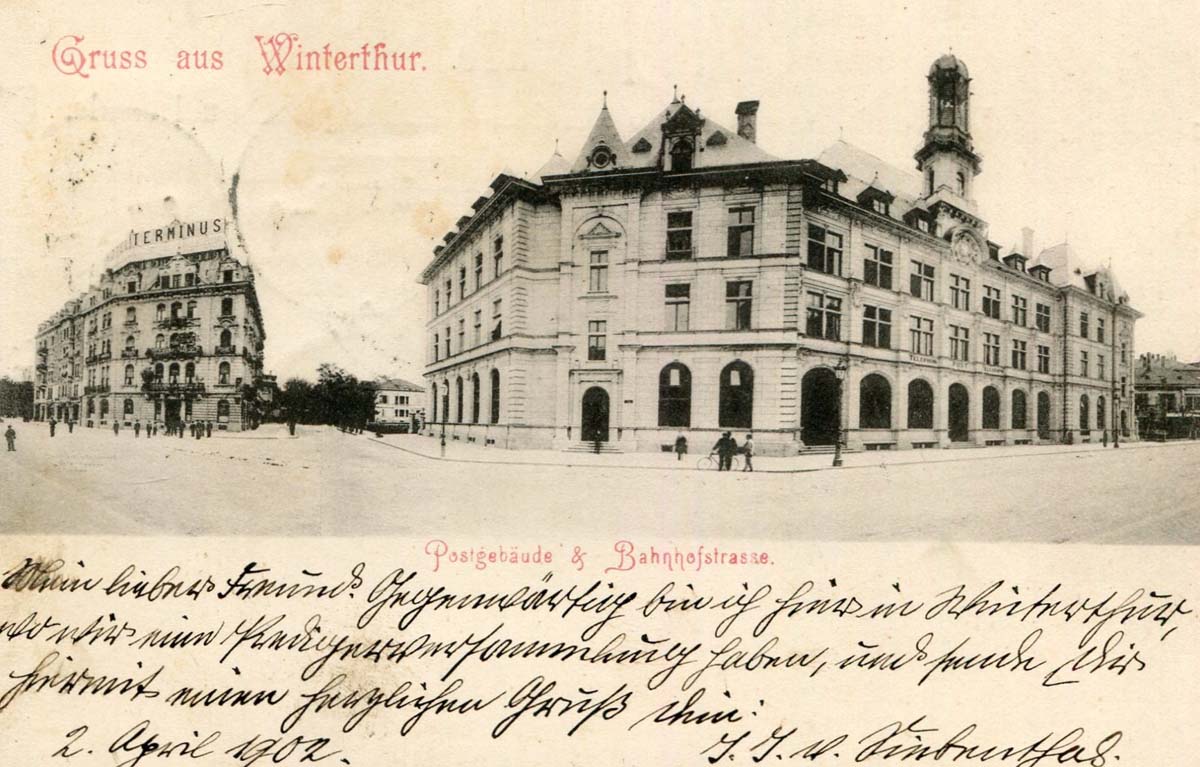 Winterthur. Hotel Terminus, 1902