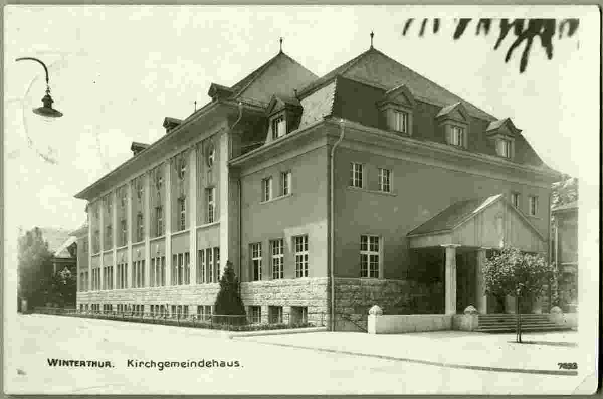 Winterthur. Kirchgemeindehaus, 1922
