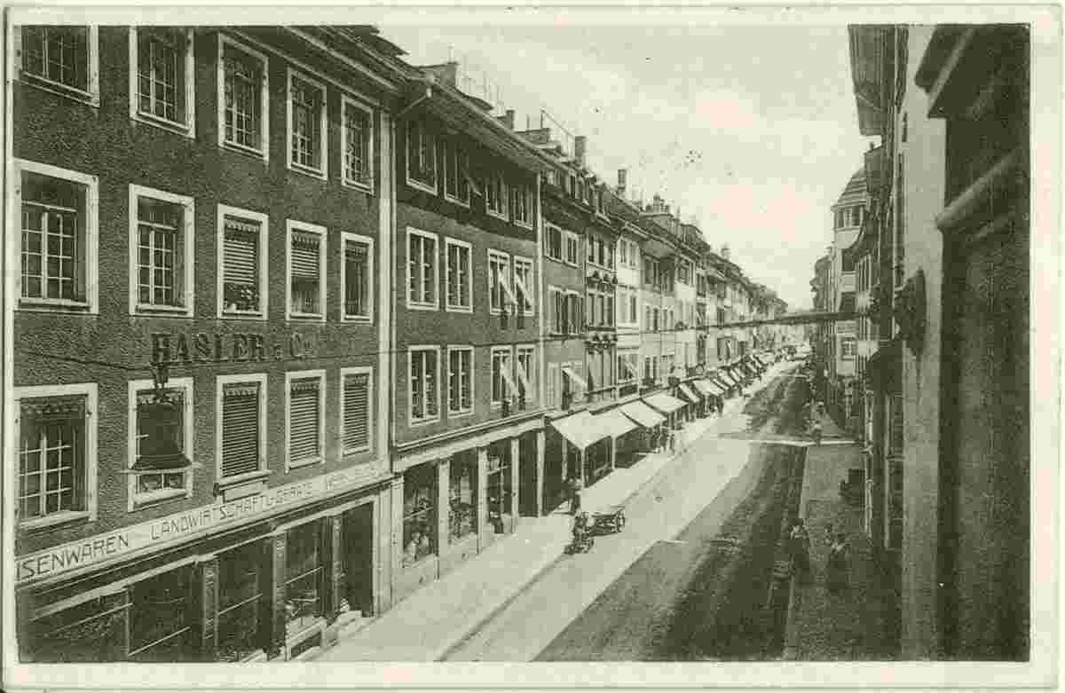 Winterthur. Marktgasse, Hasler & Co., 1923