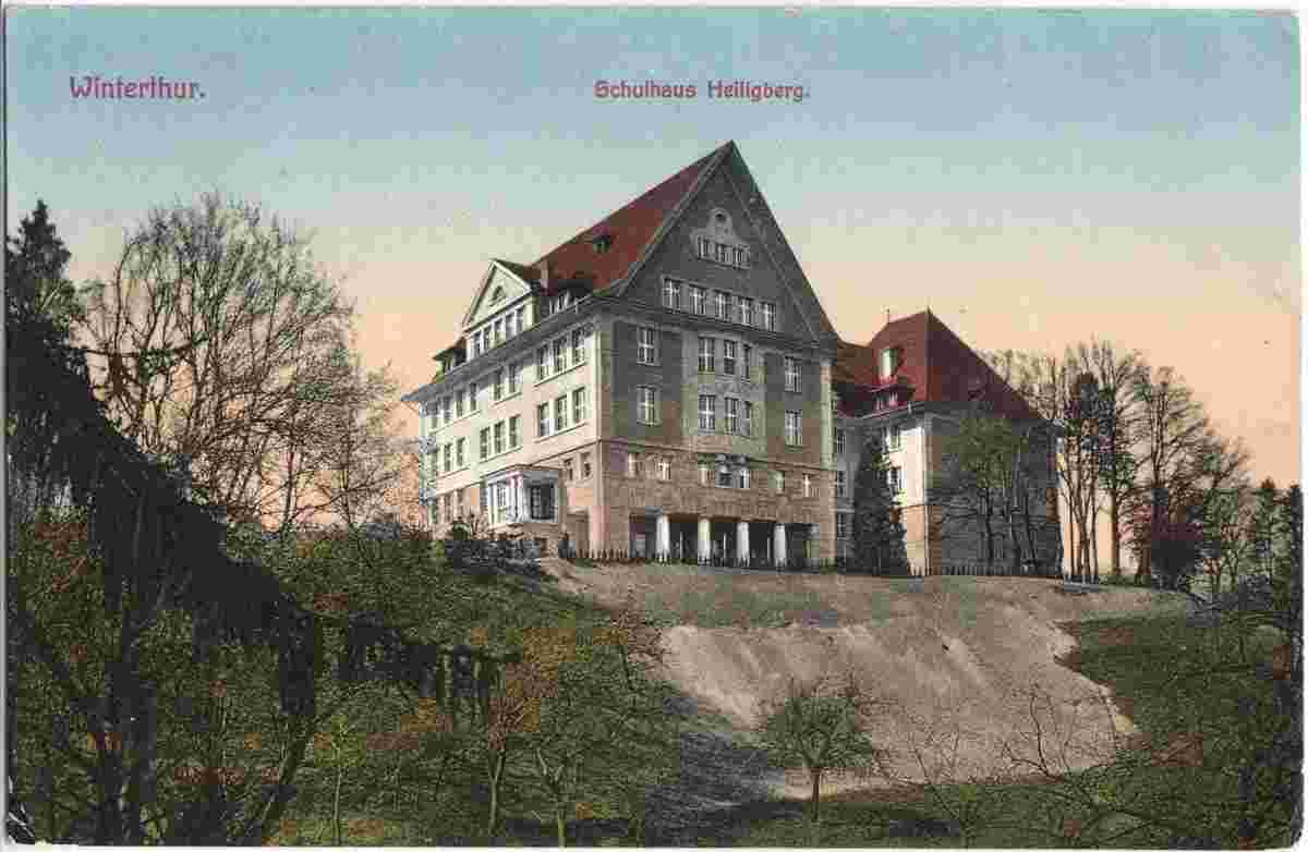 Winterthur. Schulhaus Heiligberg, 1913