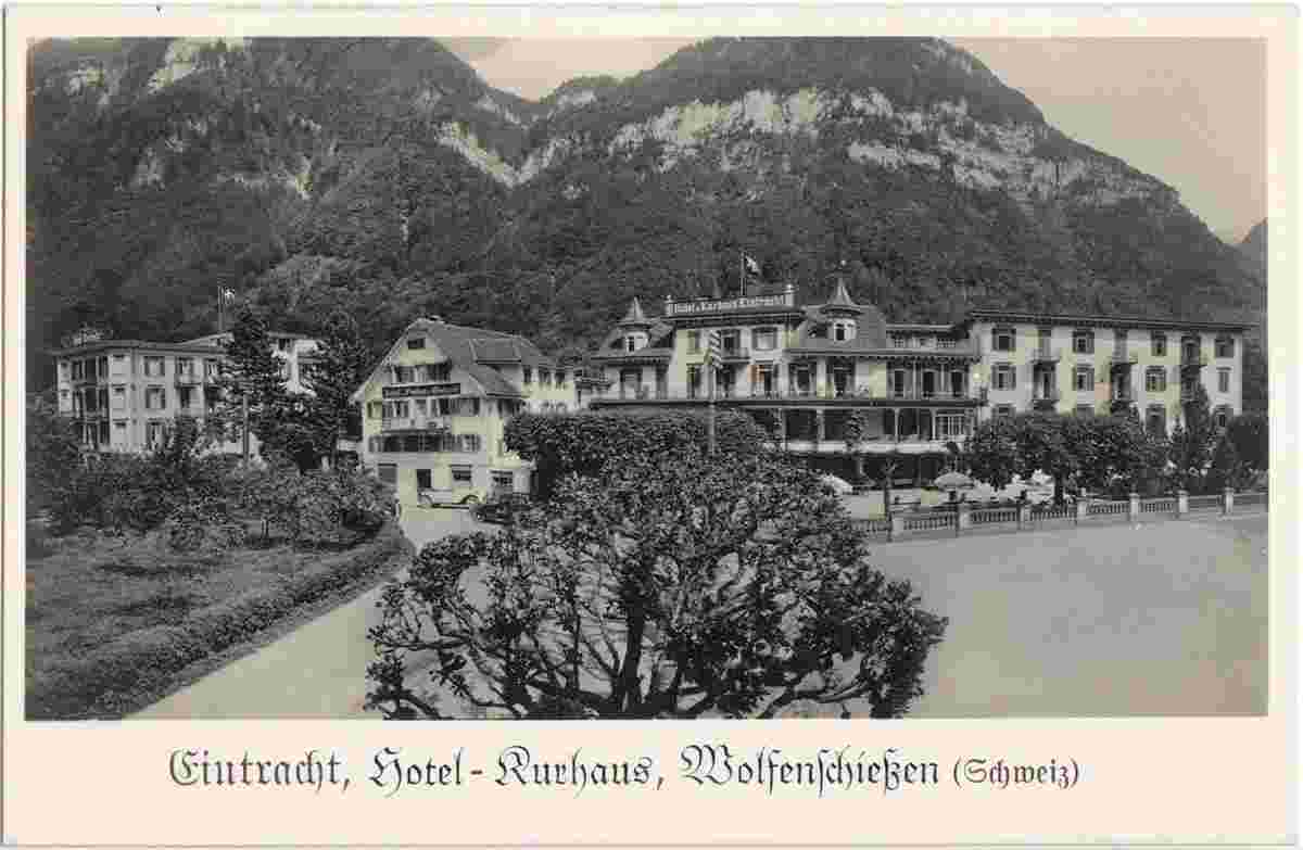 Wolfenschiessen. Hotel-Kurhaus Eintracht, 1937
