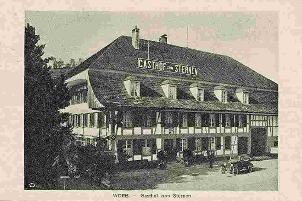 Worb. Gasthaus zum Sternen, 1923