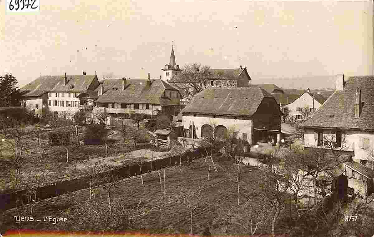 Yens. Panorama du village
