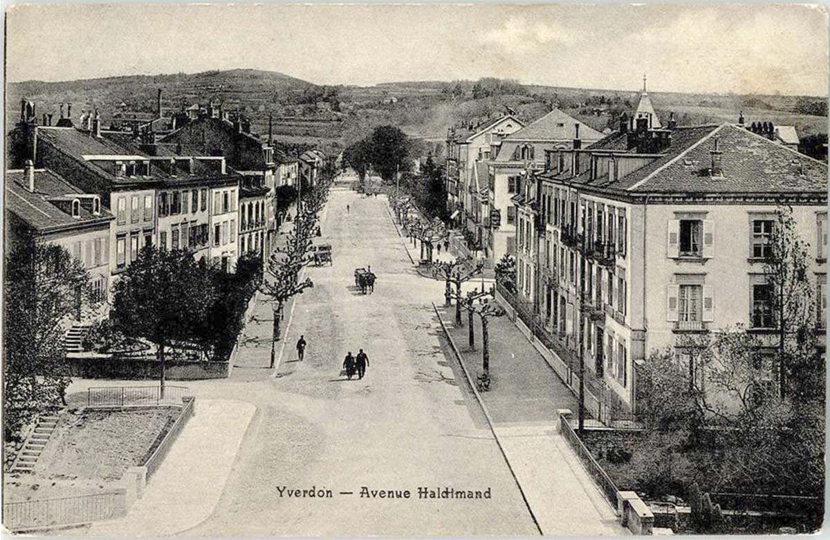 Yverdon-les-Bains. Avenue Haldimand, 1906