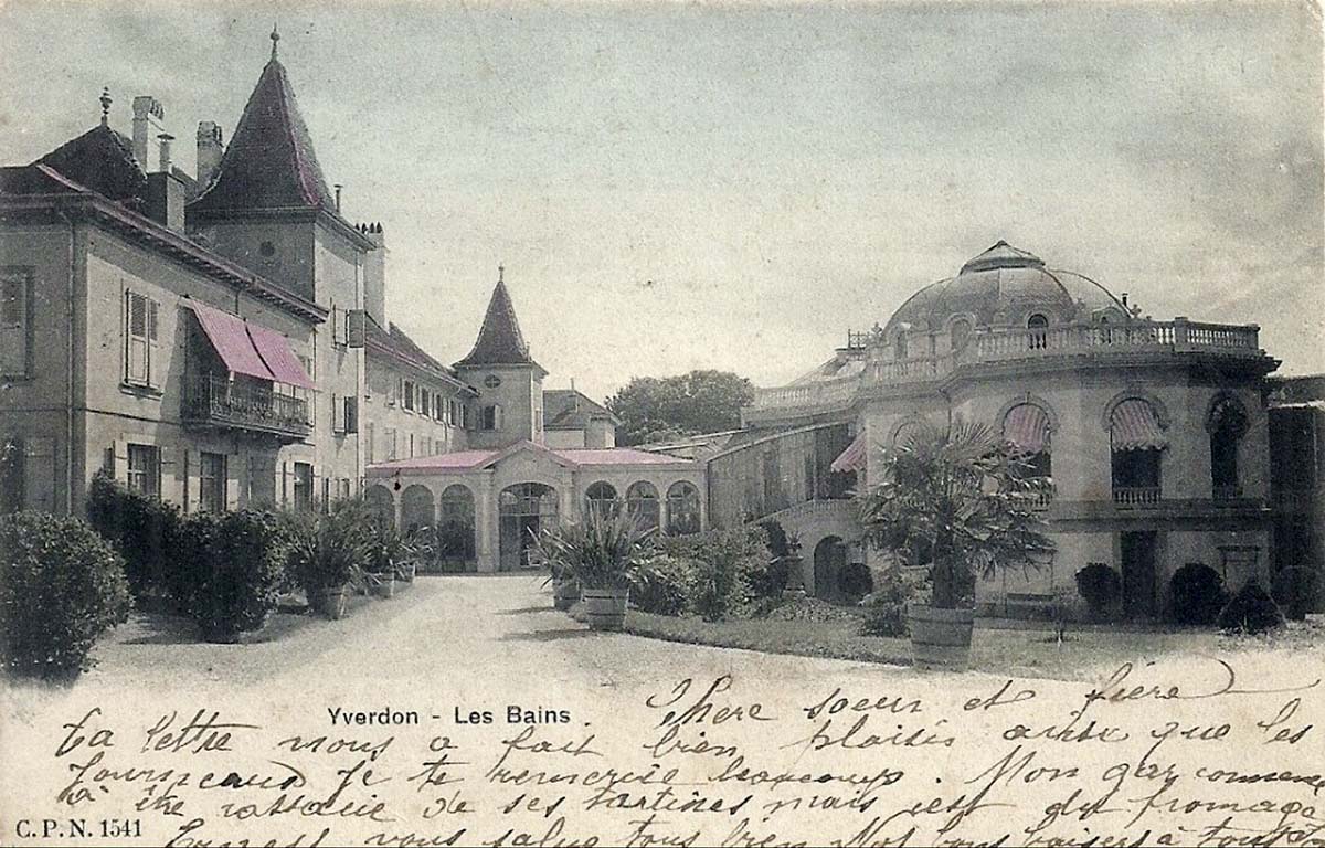 Yverdon-les-Bains. Grand Hôtel et les Bains