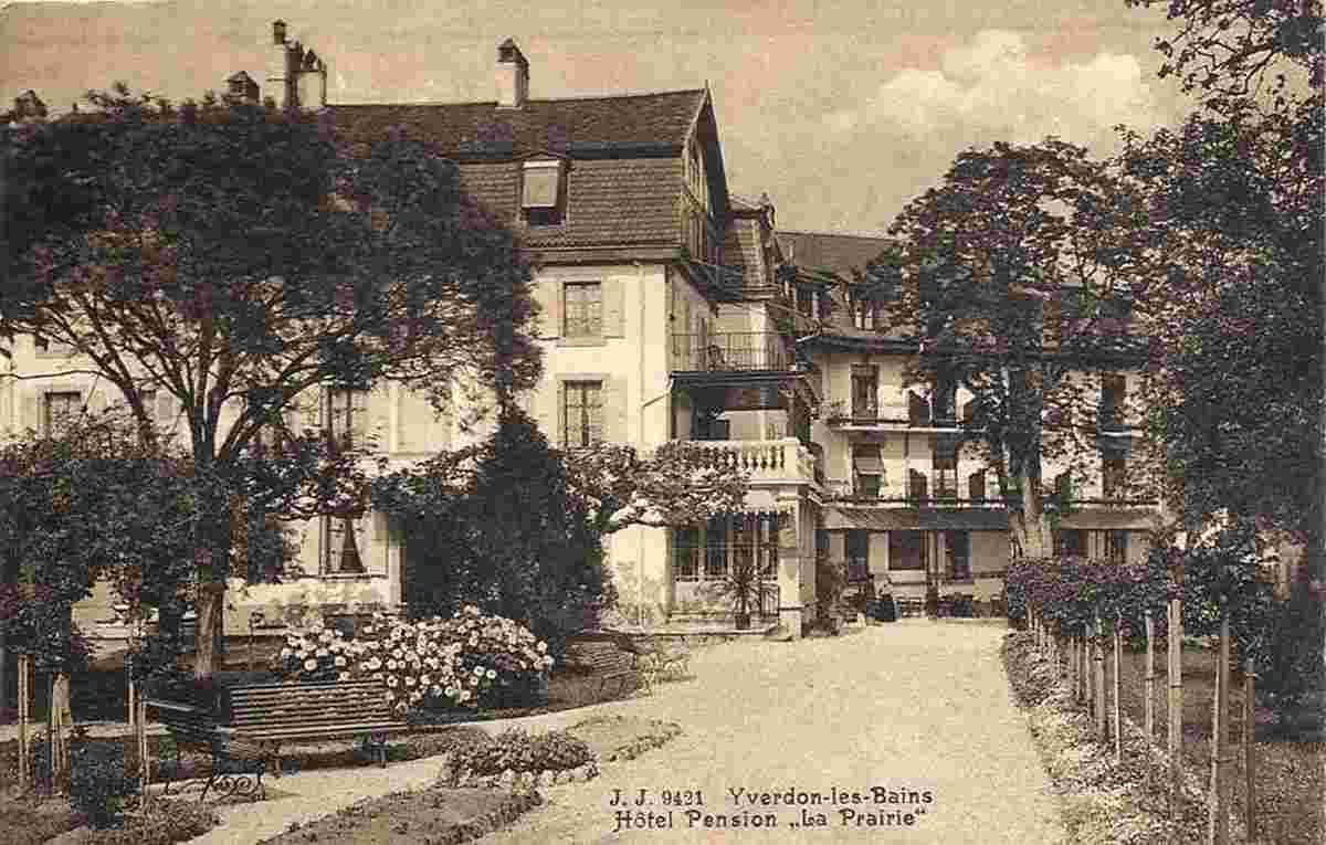 Yverdon-les-Bains. Hôtel Pension 'La Prairie'