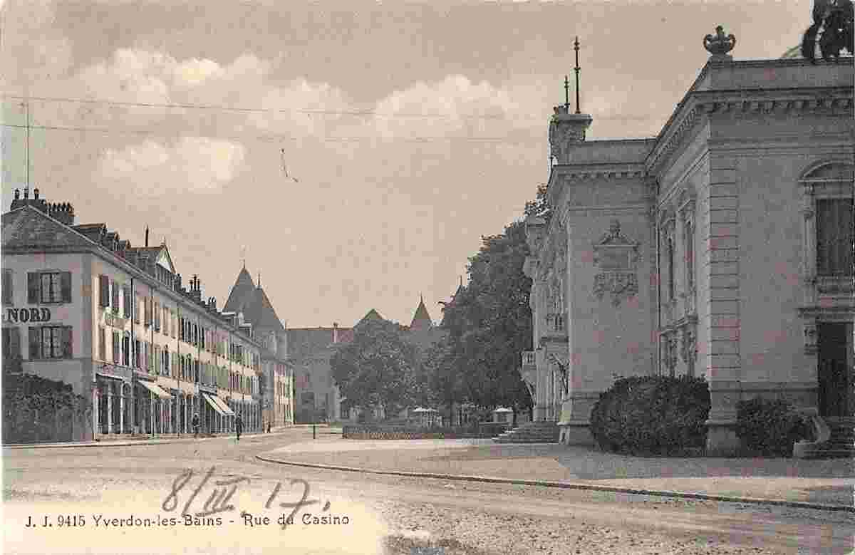 Yverdon-les-Bains. Rue du Casino, 1917