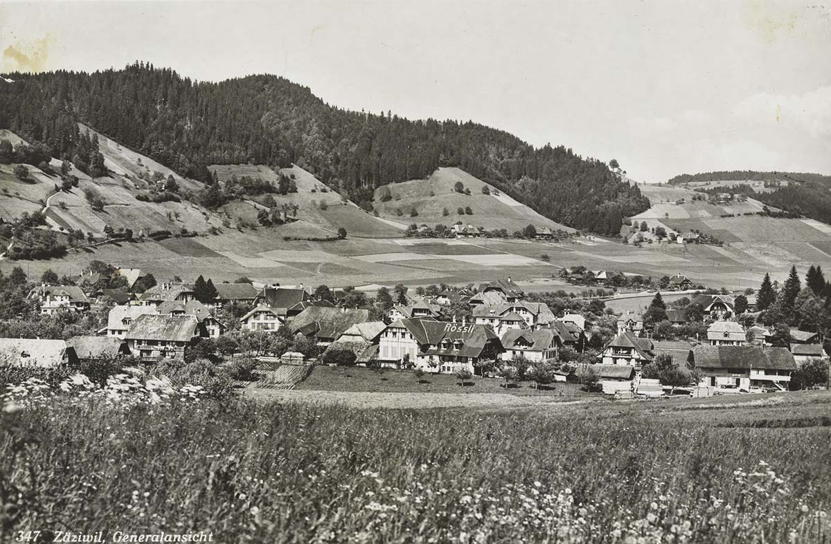 Blick auf Zäziwil, 1932