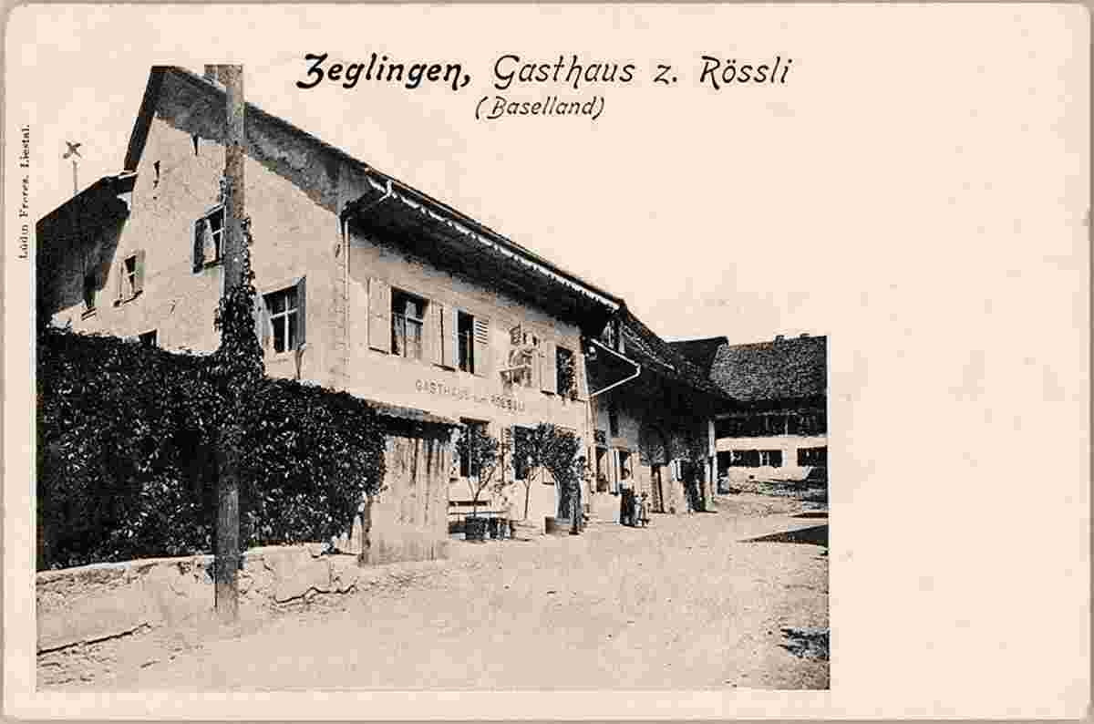 Zeglingen. Gasthaus zum Rössli, 1907