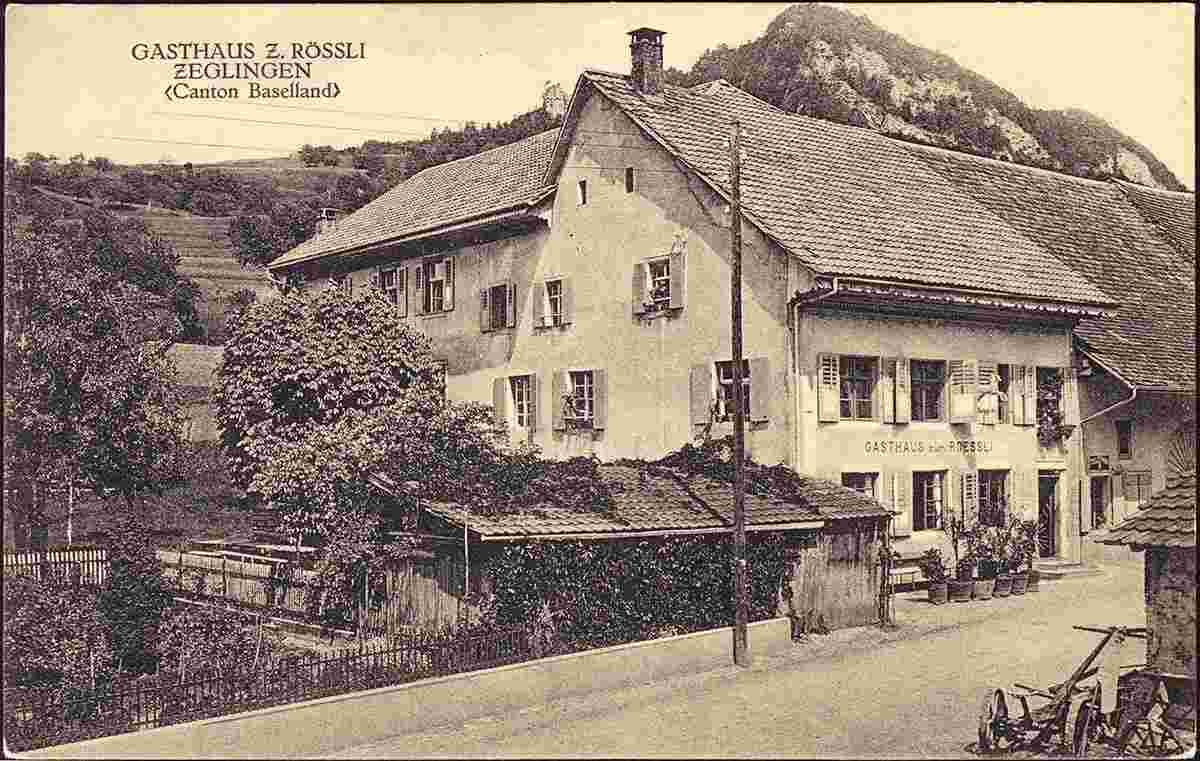 Zeglingen. Gasthaus zum Rössli, 1910