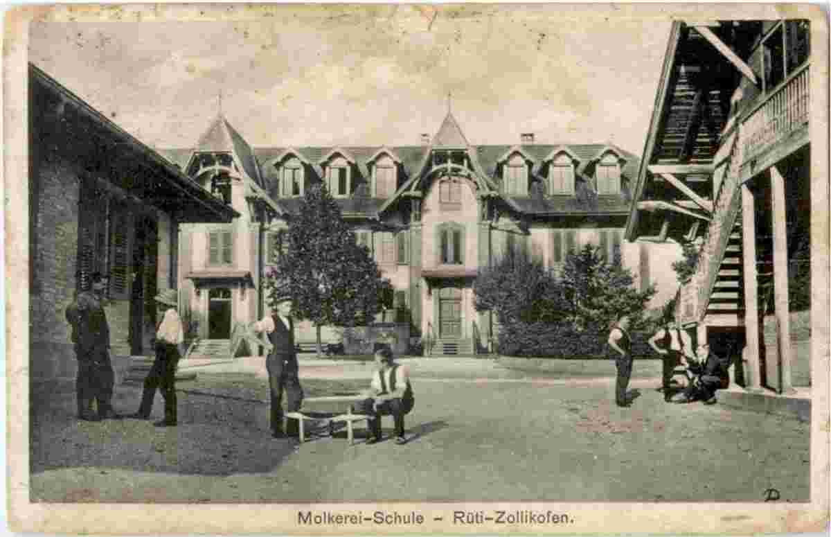 Zollikofen. Rütti - Molkerei Schule