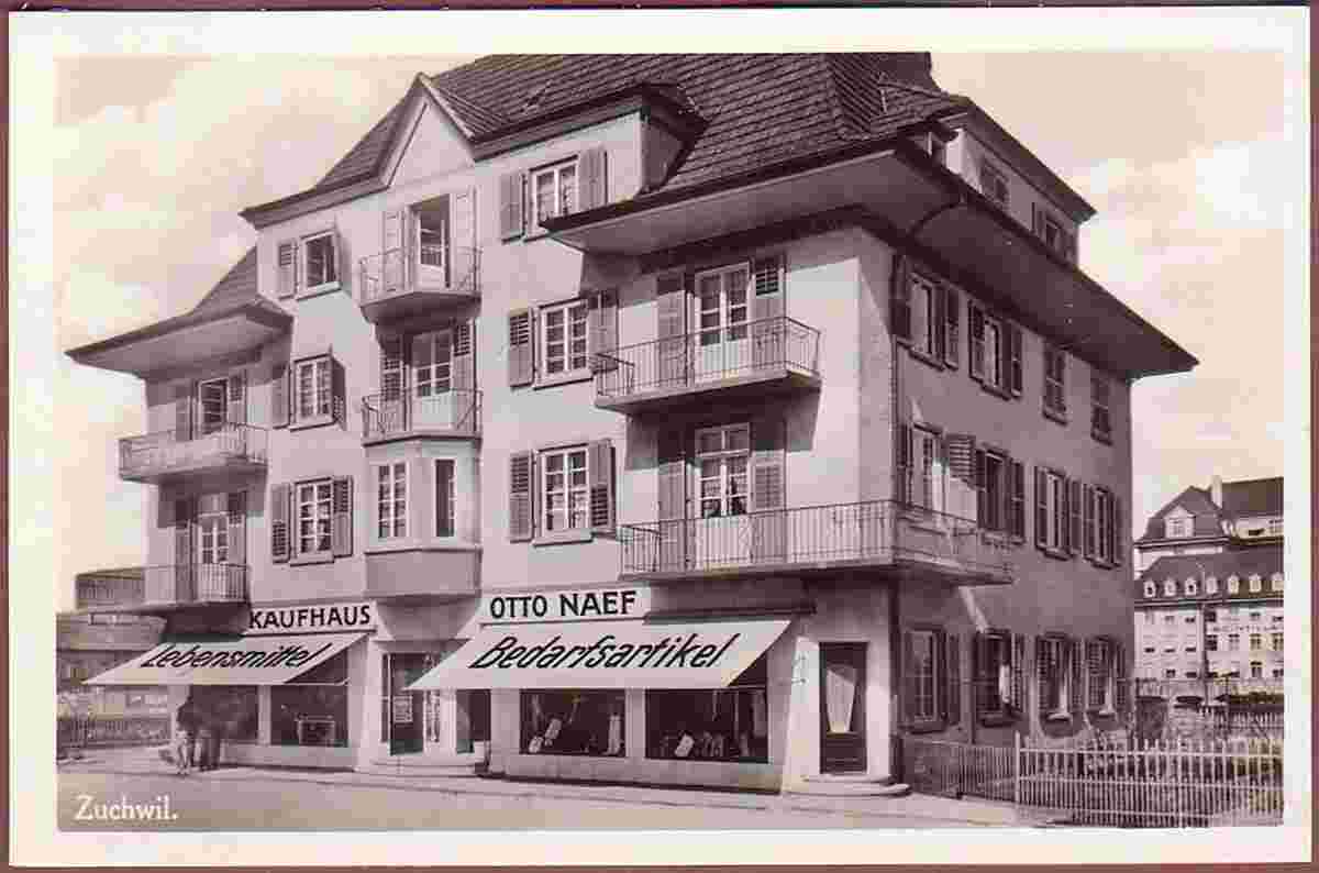 Zuchwil. Kaufhaus Otto Naef