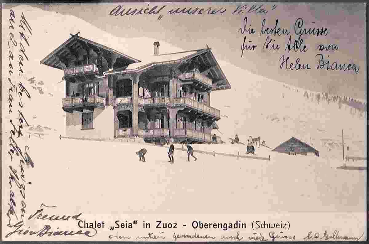 Zuoz. Chalet 'Seia', 1920