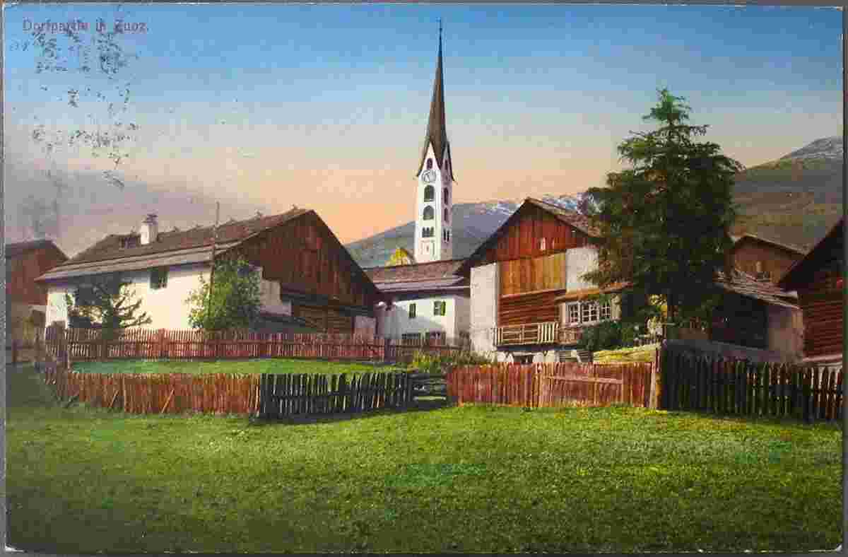 Zuoz. Dorfpartie, 1920